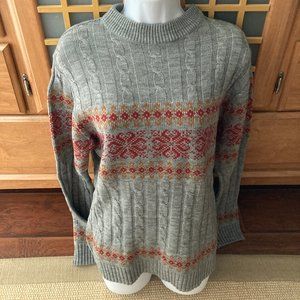 Kingsport  Vintage Cable Knit  Crew Neck Sweater M (38 to 40)